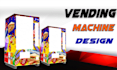 do vending machine wrap design, vending machine design, arcade game wrap