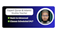 be your quran teacher or islamic studies tutor