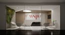 design 3d office interior with render realistic cheap price