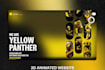 interactive 3d animated website 3d animated webflow website 3d landing page r3f