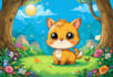 draw cute cartoon animal character