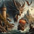make illustration in fantasy and medieval style