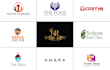 design unique and initials business logo