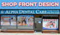 design professional shopfront or  window graphics