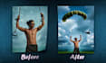 create customize ai image expand and color grading