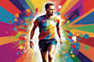 draw wpap pop art sport potrait