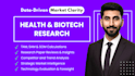 do professional healthcare, biotech, and pharmatech market research