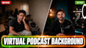 design custom zoom and podcast virtual background