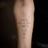 create sleeve tattoo design in geometric style