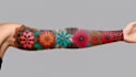 create a tattoo design of tattoo sleeve