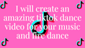 make fire dance video for your song with my group