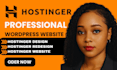 hostinger wordpress website design hostinger website design hostinger redesign