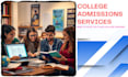 provide expert college admission counseling to maximize your chances