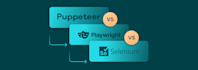 do automation using puppeteer, selenium, playwright