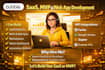 develop a custom bubble io saas, mvp, API, and web app