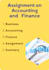 do assignment on accounting and finance,