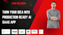 build your ai saas mvp or custom ai powered web application