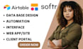 airtable database airtable automation softr webapp design integrate softr expert