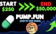 complete 100 pump fun bcp, pump fun promotion, sol memecoin telegram promotion