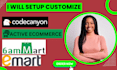 customize emart 6ammart active ecommerce and codecanyon script