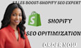 do complete shopify product on page seo for title, tags, and speed optimization