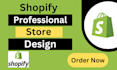 design and redesign your shopify and drop shipping store