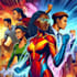 do superhero comic artwork and book