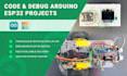 write custom arduino, esp32 code and design iot circuits