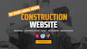 design plumbing, cleaning, roofing, construction website