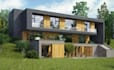 renovate hills building, villa visualization, apartment rendering,complex design