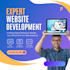 develop a responsive full stack web app using react  js and node js