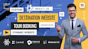 create a luxurious tour travel booking destination website using react, laravel