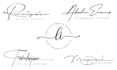 design handwritten signature, luxury, scripted, cursive logo