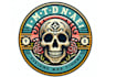 make your imagination in a creation skull logo