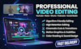 do youtube video editing with SEO optimization