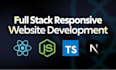 build a responsive website using nextjs and reactjs