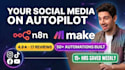 be your make com n8n expert for ai social media automation