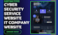design cyber security website technology security website