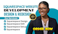 squarespace website design, develop a squarespace site, squarespace web presence