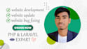develop, fix, update, or customize your PHP laravel website