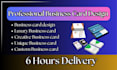create a professional business card certificate letterhead design visting make