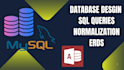design your database and sql queries