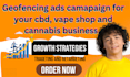 do geofencing ads, off page ads, display ads, ads campaign for your cbd business