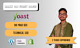 do on page SEO with yoast and rank math keyword ranking