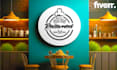 restaurant logo design, burger, coffee, bakery, food, bbq