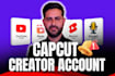 create permanent capcut template creator account with lifetime access