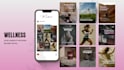 design premium social media posts for wellness brands