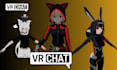 upload vrc avatar, vrchat world, VR character and VR game for vtube or unity