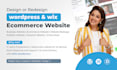 design or redesign wordpress and wix ecommerce and business website