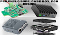 design custom pcb board enclosure, case circuit 3d prototype in kicad solidworks